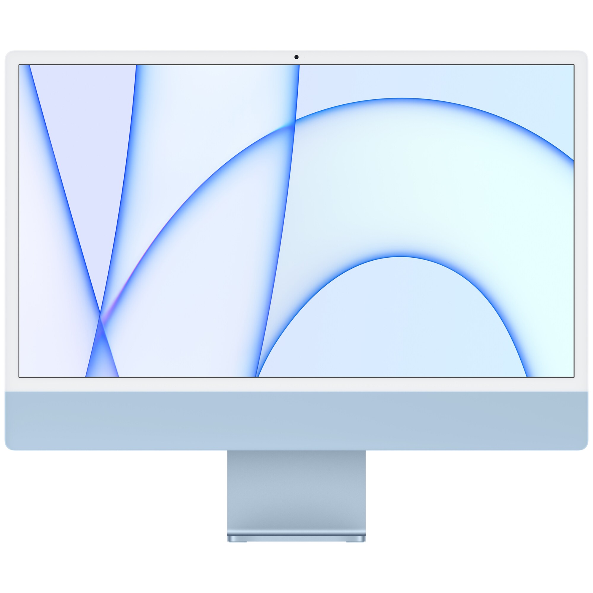 Apple iMac with 4.5K Retina Display, Apple M1 8-core, 8GB RAM, 256GB SSD, Apple 7-core GPU, MacOS, - Blue (MJV93LL-A)