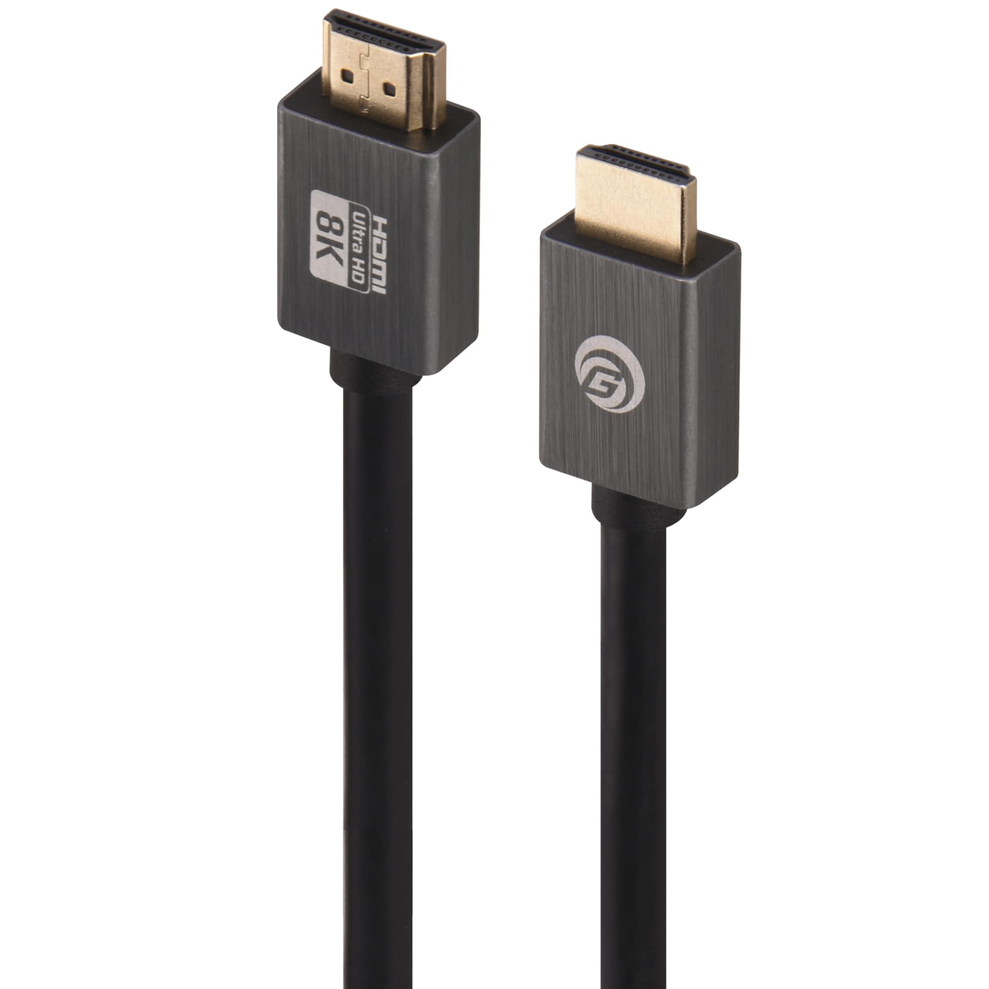 Generations Ultra-Premium Series 12 FT. 48 GBPS High-Speed HDMI Cable - Gray/Black, , hires
