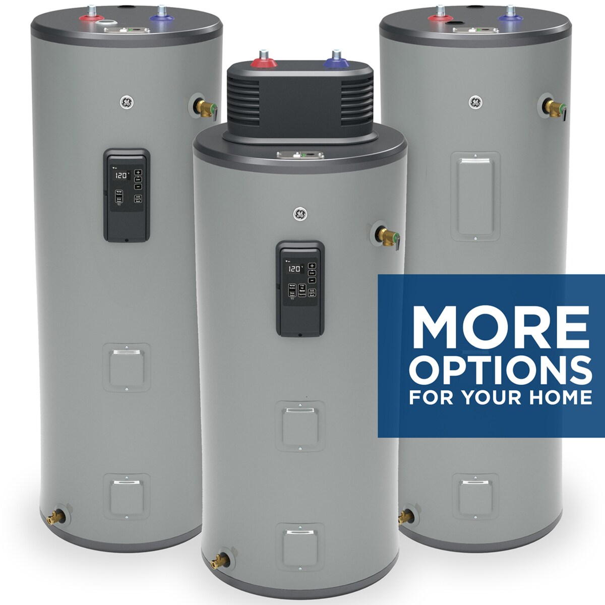 GE Electric 50 Gallon Tall Water Heater with 10-Year Parts Warranty, , hires