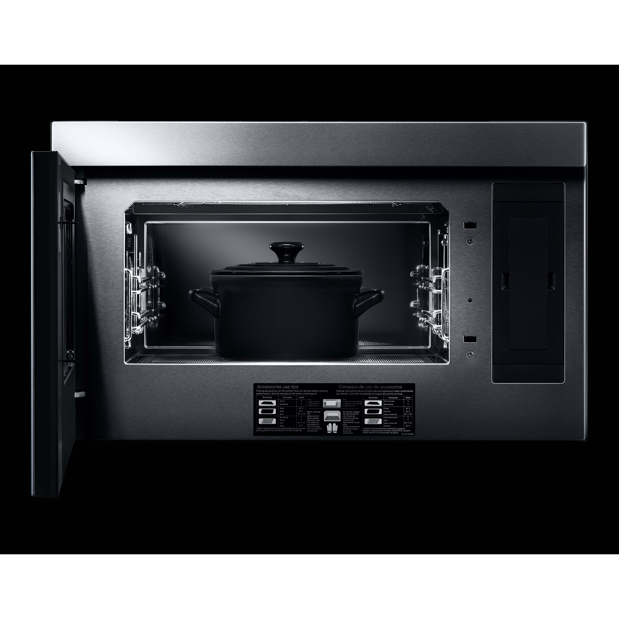 JennAir 30 in. 1.1 cu. ft. 950W Smart Over-the-Range Microwave with 400 CFM, Convection & Sensor Cooking - Stainless Steel, , hires