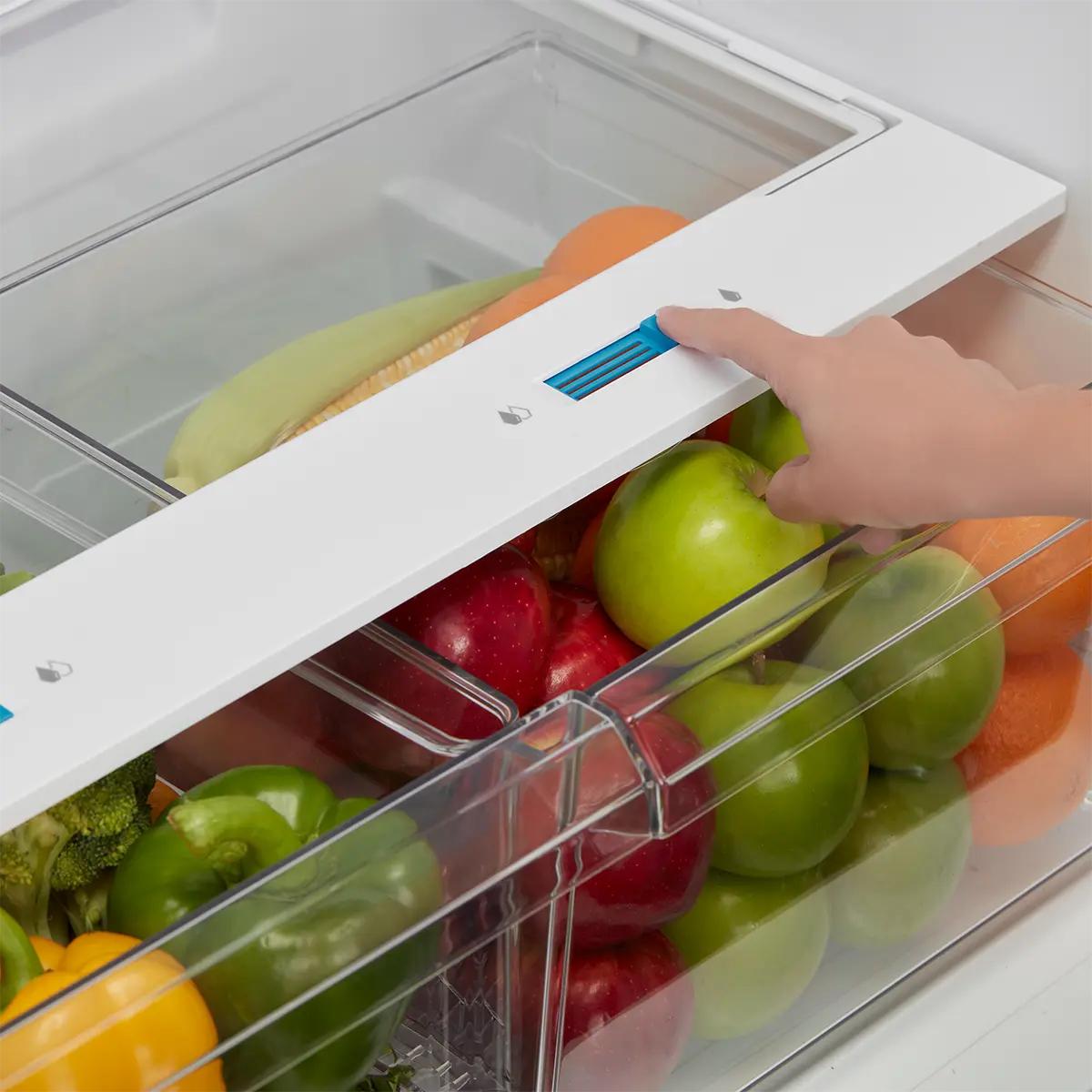 Midea 30 in. 18.1 cu. ft. Garage-Ready Top Freezer Refrigerator - White, White, hires