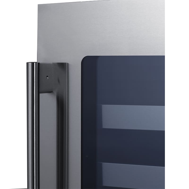 Summit 15 in. Undercounter Wine Cooler with Single Temperature Zone & 18 Bottle Capacity - Stainless Steel, , hires