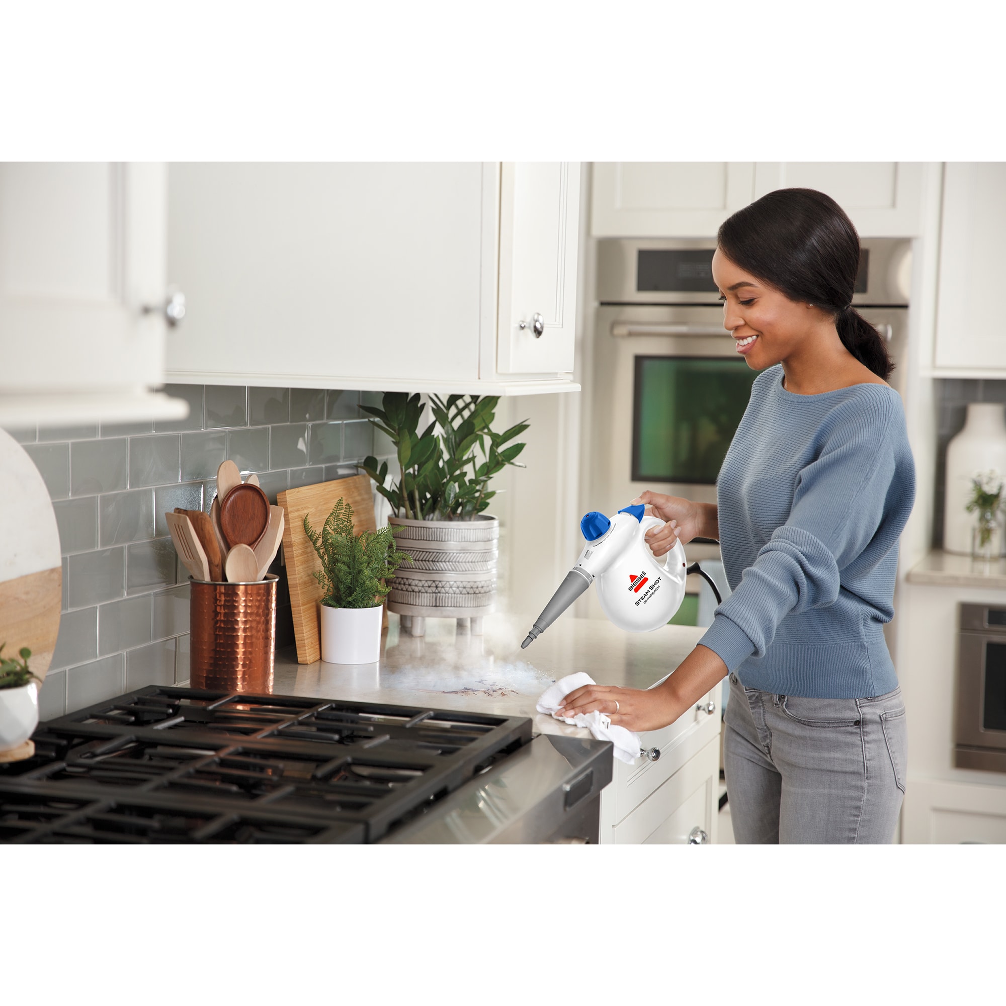 Bissell Steam Shot Deluxe Handheld Steam Cleaner - Comes with Nine Tools, , hires