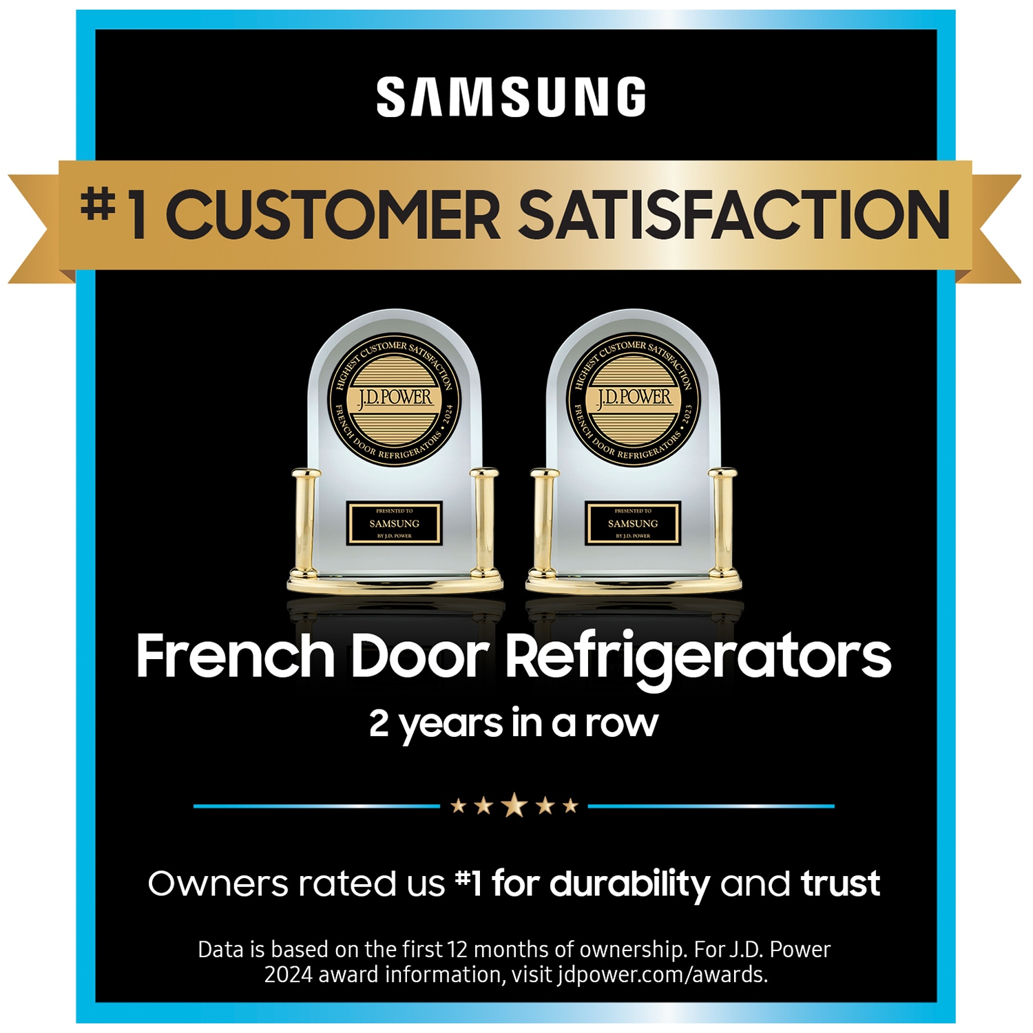 Samsung Bespoke 36 in. 22.8 cu. ft. Smart Counter Depth 4-Door French Door Refrigerator with Internal Water Autofill Pitcher - White Glass, White Glass, hires