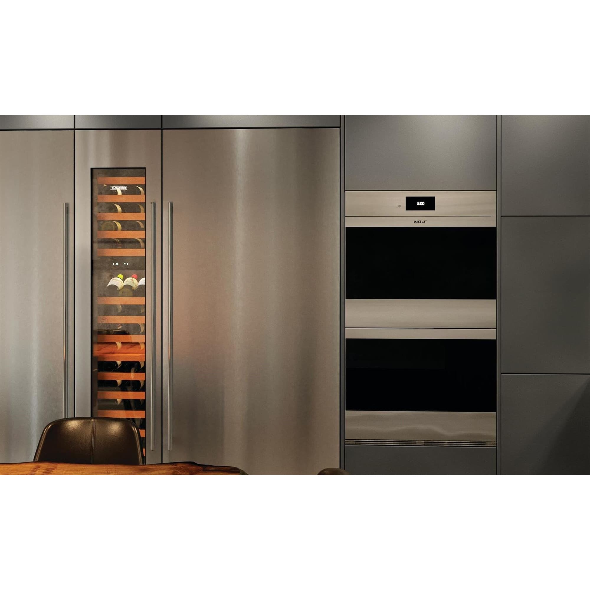 Wolf M Series 30 in. 10.2 cu. ft. Smart Top Control Electric Double Wall Oven with Standard Convection - Stainless Steel, , hires