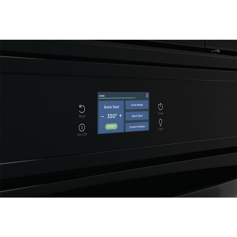 Frigidaire 30 in. 6.9 cu. ft. Electric Microwave/Wall Oven Combo with Standard Convection & Sensor Cooking - Black, Black, hires