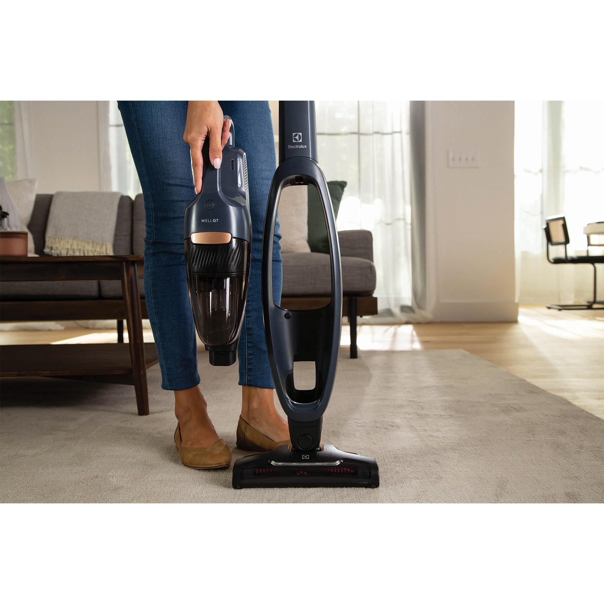 Electrolux WellQ7 Cordless Light-Weight 2-in-1 Handheld/Stick Vacuum with 2 Additional Tools, , hires