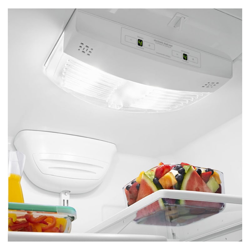 Whirlpool 33 in. 22.1 cu. ft. Bottom Freezer Refrigerator with Ice Maker - White-on-White, White on White, hires