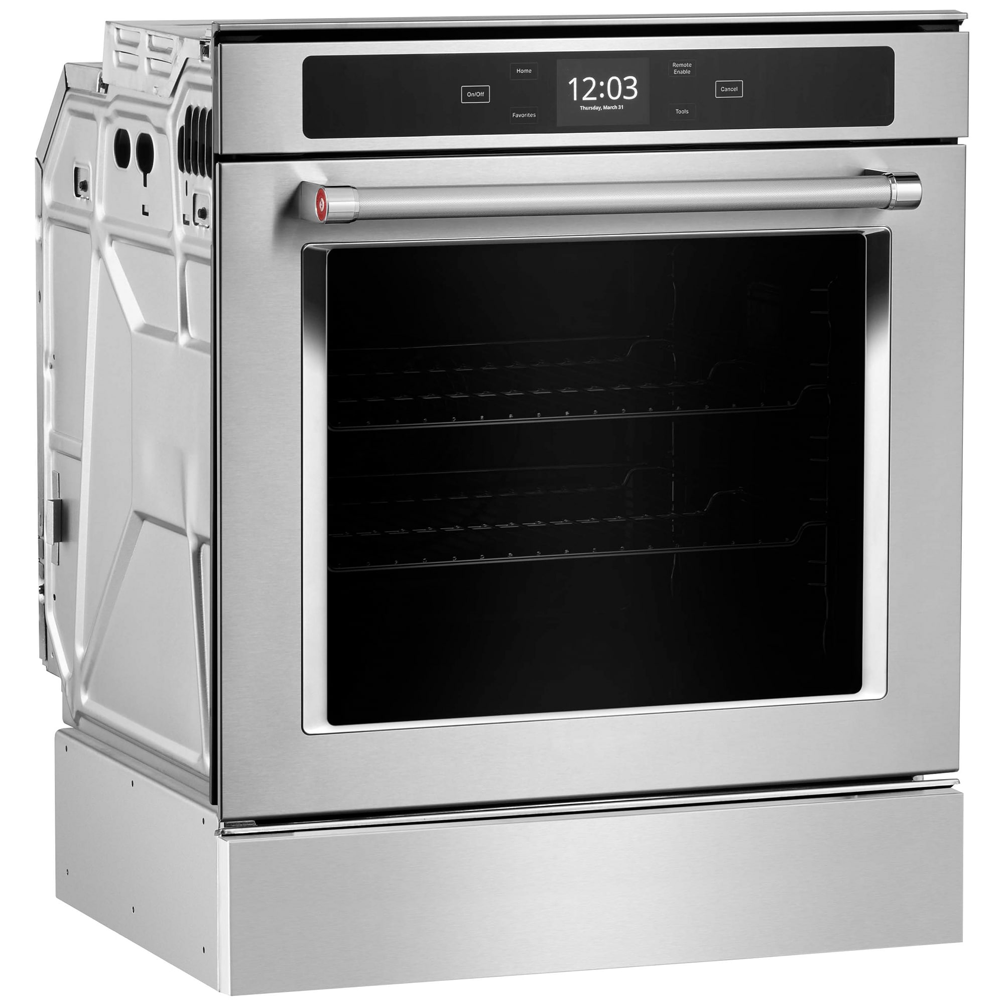 KitchenAid 24 in. 2.6 cu. ft. Smart Electric Single Wall Oven with True European Convection - Fingerprint Resistant Stainless Steel, , hires