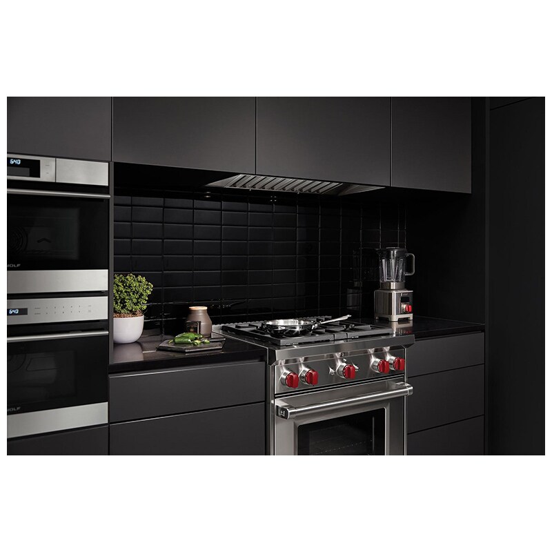 Wolf 30 in. 4.4 cu. ft. Standard Convection Gas Range with 4 Sealed Burners - Stainless Steel, , hires