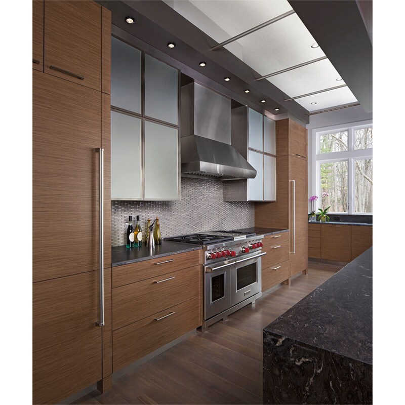 Wolf 48 in. Ducted Chimney Style Range Hood with 3 LED Lights - Stainless Steel, , hires