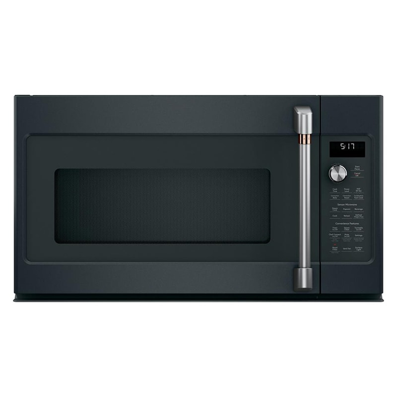Cafe Over the Range Microwave Handle and Knob Set - Brushed Stainless Steel, , hires