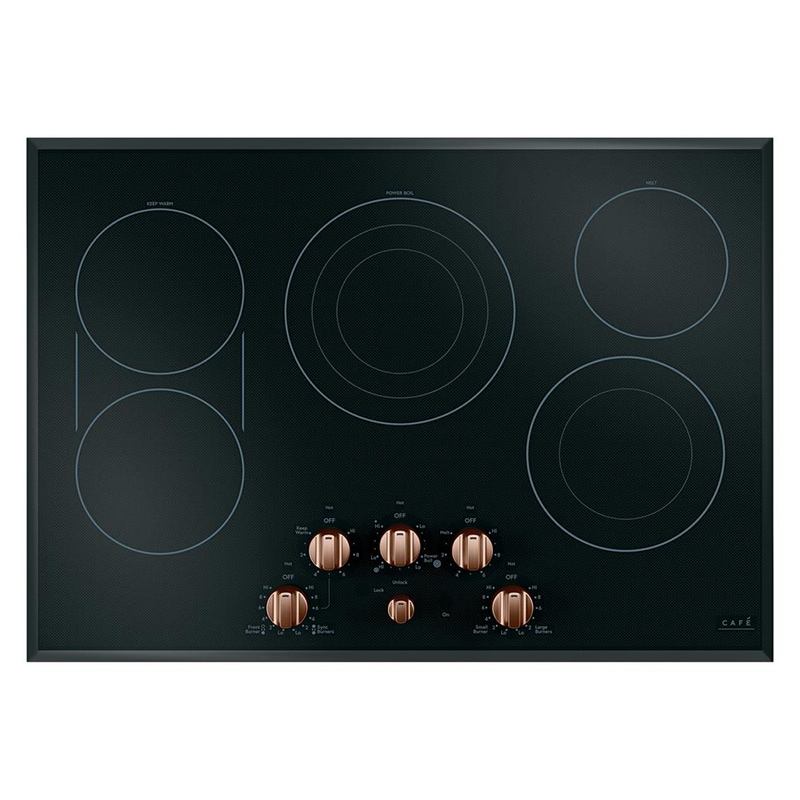 Cafe Cooktop Knob Set - Brushed Copper, , hires
