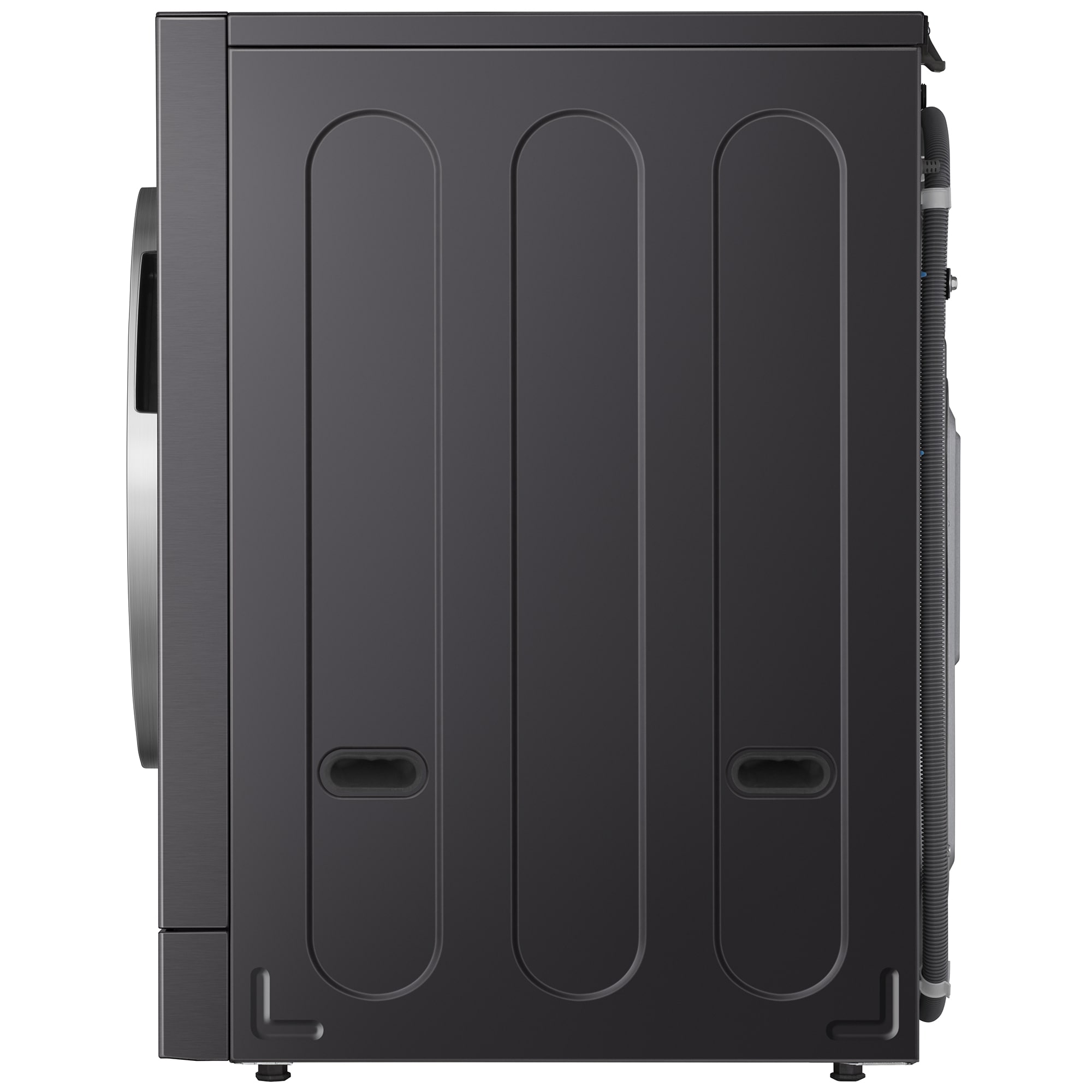 LG 29 in. 5.8 cu. ft. Smart Stackable Front Load Washer with Built-In Intelligence, TurboWash 360, EZ Dispense, Sanitize & Steam Cycle - Brushed Black Steel, , hires