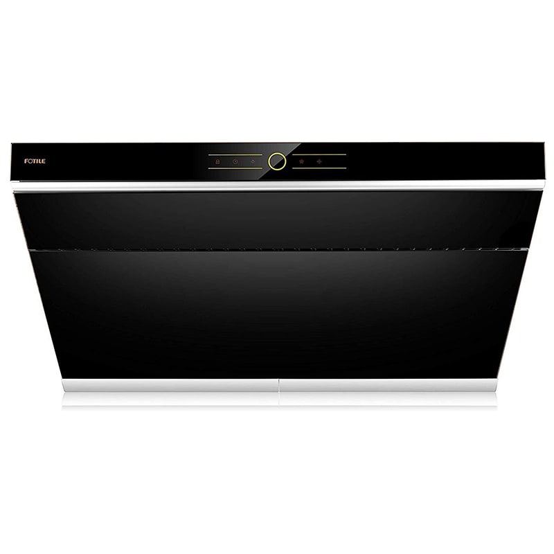 Fotile Slant Vent Series 36 in. Ducted Standard Style Range Hood with 850 CFM, 3 Fan Speeds & 2 LED Lights - Onyx Black, , hires