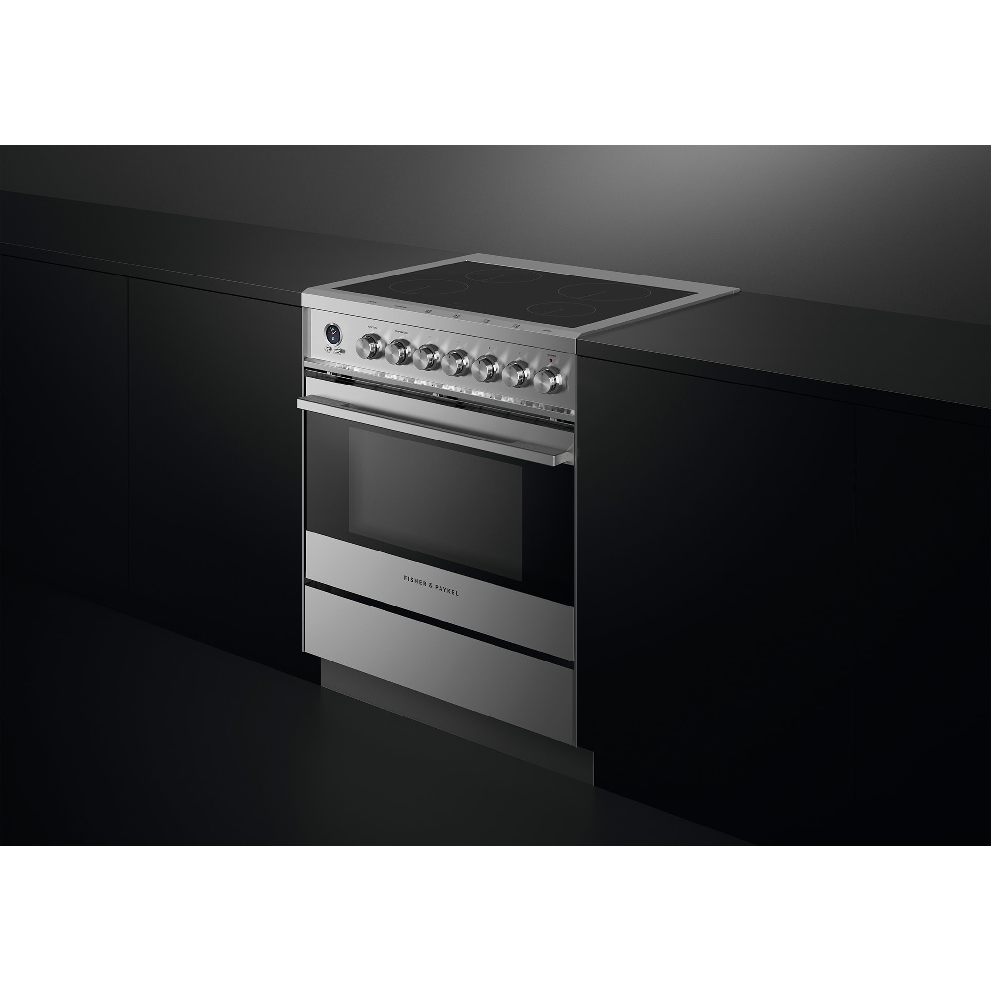 Fisher & Paykel Series 9 30 in. 3.5 cu. ft. True European Convection Electric Range with 4 Induction Burners - Stainless Steel, , hires