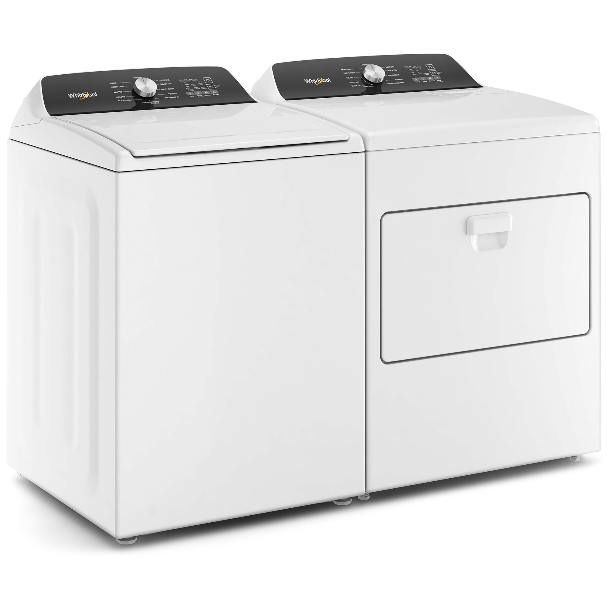 Whirlpool 29 in. 7.0 cu. ft. Top Loading Electric Dryer with 11 Dryer Programs, 1 Dry Options, Wrinkle Care & Sensor Dry - White, , hires