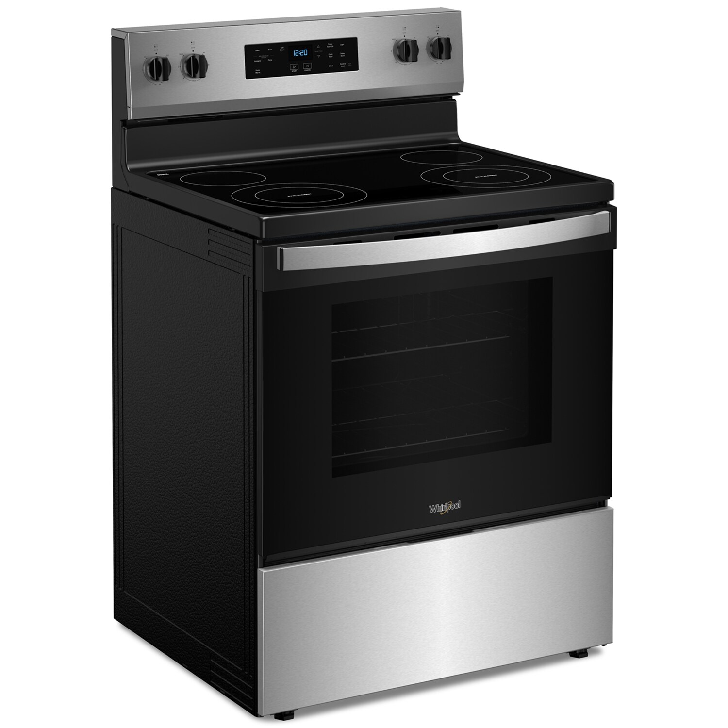 Whirlpool 30 in. 5.3 cu. ft. Electric Range with Radiant Burners - Stainless Steel, Stainless Steel, hires