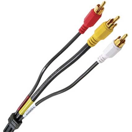 RCA 6' Composite Stereo Audio/Video Cable (VH84)
