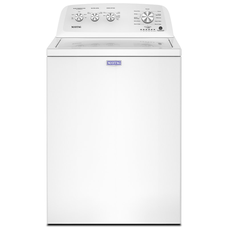 Maytag 27 in. 3.8 cu. ft. Top Load Washer with Agitator - White, , hires