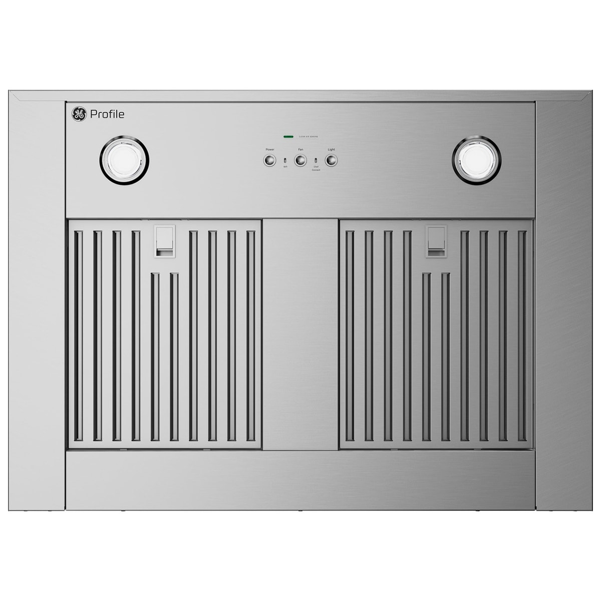 GE Profile 30 in. Smart Convertible Chimney Style Range Hood with 610 CFM, 4 Fan Speeds & 2 LED Lights - Stainless Steel, , hires
