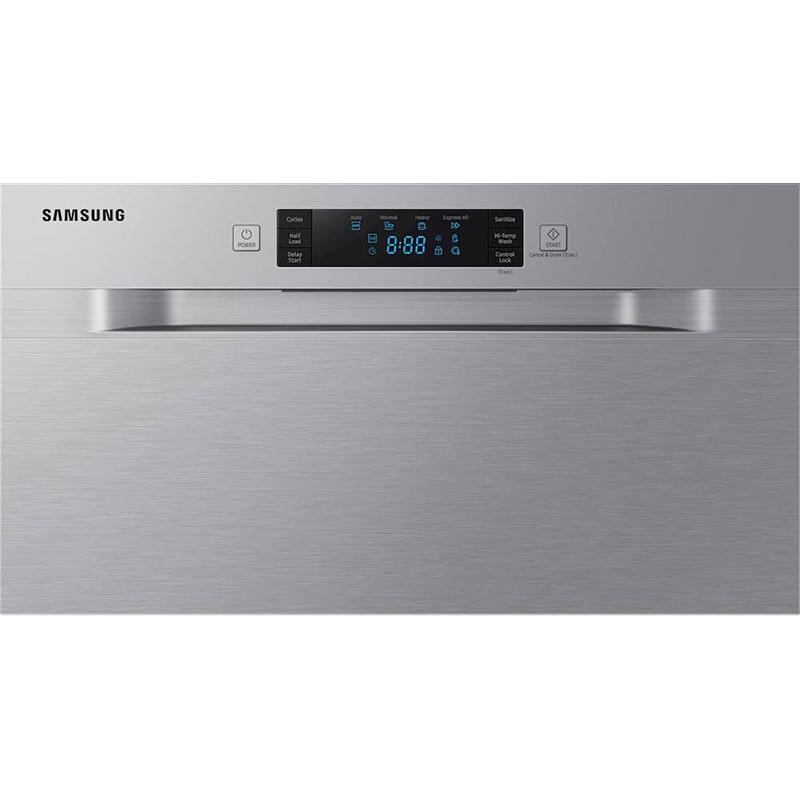 Samsung 24 in. Front Control Dishwasher with 52 dBa Sound Level & Pocket - Stainless Steel, , hires
