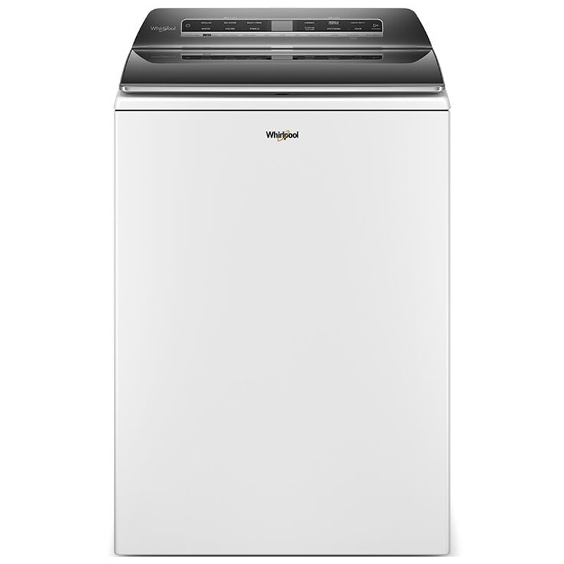 Whirlpool 27 in. 5.3 cu. ft. Smart Top Load Washer with 2-in-1 Removable Agitator & Sanitize with Oxi - White, White, hires