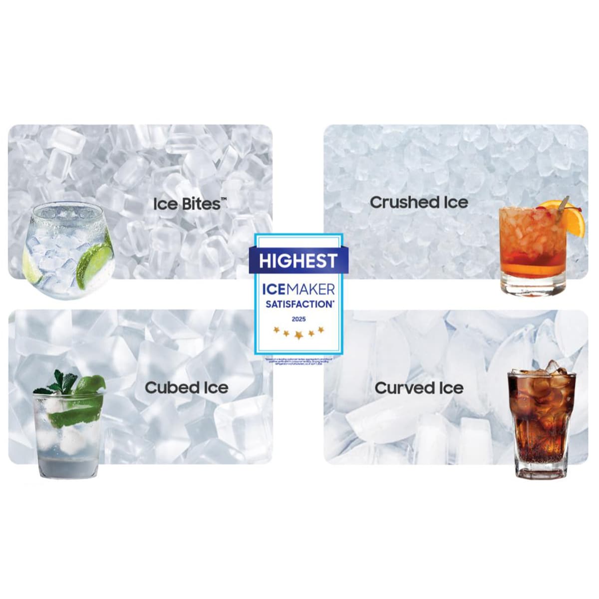 Samsung 36 in. 25.5 cu. ft. Smart Counter Depth French Door Refrigerator with Ice & Water Dispenser - Fingerprint Resistant Stainless Steel, , hires