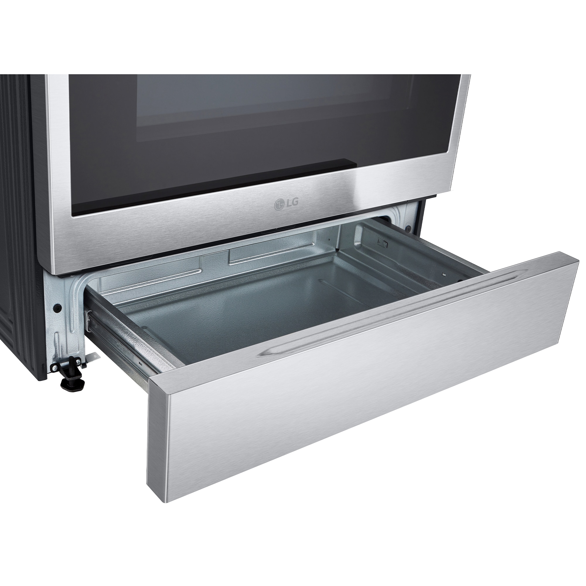 LG 30 in. 6.3 cu. ft. Smart Air-Fry True European Convection Electric Range with Radiant Burners PrintProof Stainless Steel, , hires