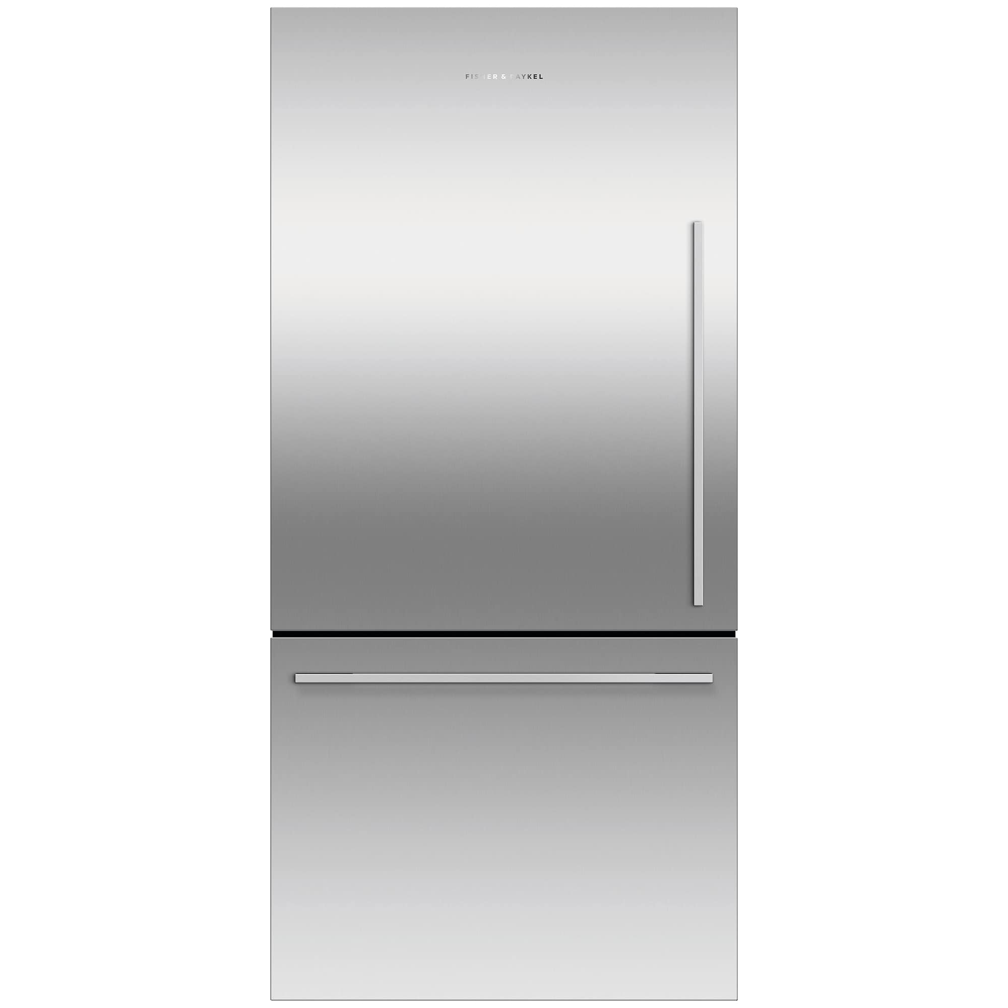 Fisher & Paykel Series 5 31 in. 17.1 cu. ft. Smart Counter Depth Bottom Freezer Refrigerator, Left Hinge - Stainless Steel, , hires