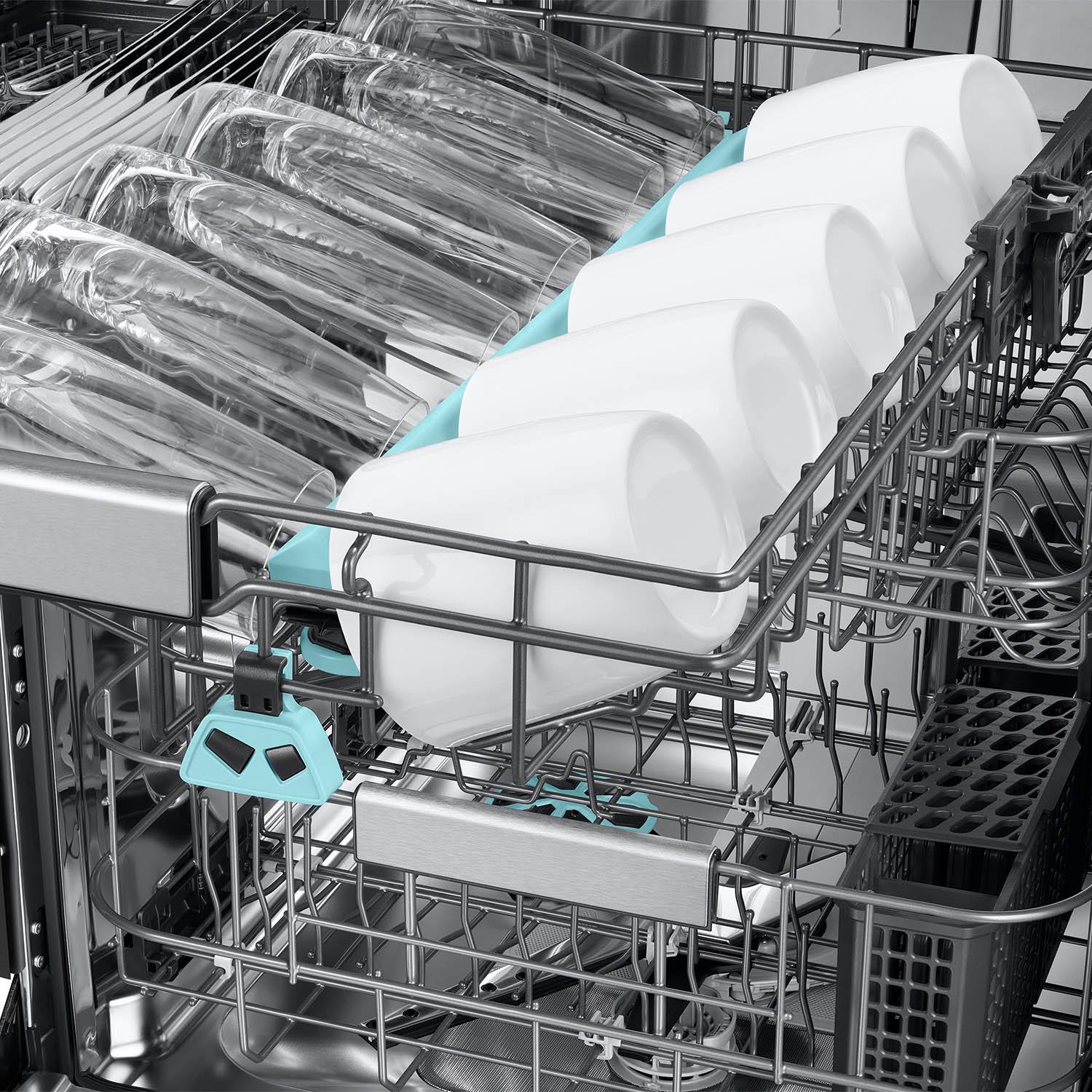 Samsung Bespoke 24 in. Top Control Smart Dishwasher with 38 dBA Sound Level, 3rd-Rack, Smart Dry with AutoRelease Door - Fingerprint Resistant Stainless Steel, , hires