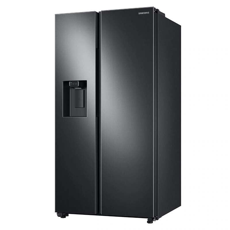 Samsung 36 in. 27.4 cu. ft. Side by Side Refrigerator with Ice & Water Dispenser - Black Stainless, Black Stainless, hires