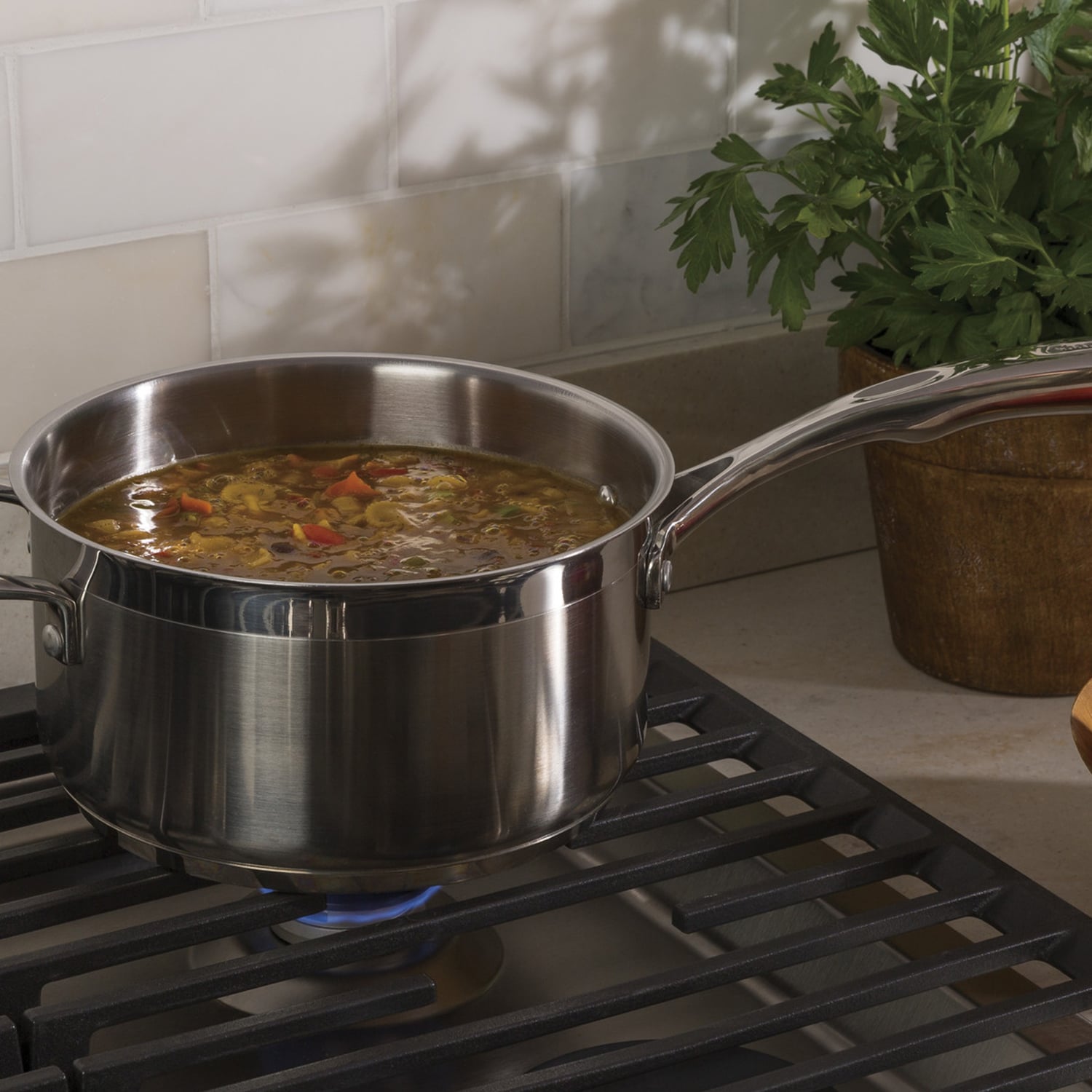 GE 30 in. 5-Burner Natural Gas Cooktop with Simmer Burner & Power Burner - Stainless Steel, Stainless Steel, hires