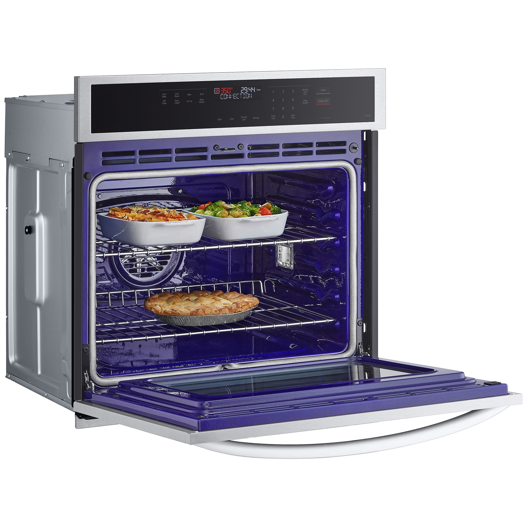 LG 30 in. 4.7 cu. ft. Smart Electric Single Wall Oven with Standard Convection - PrintProof Stainless Steel, , hires