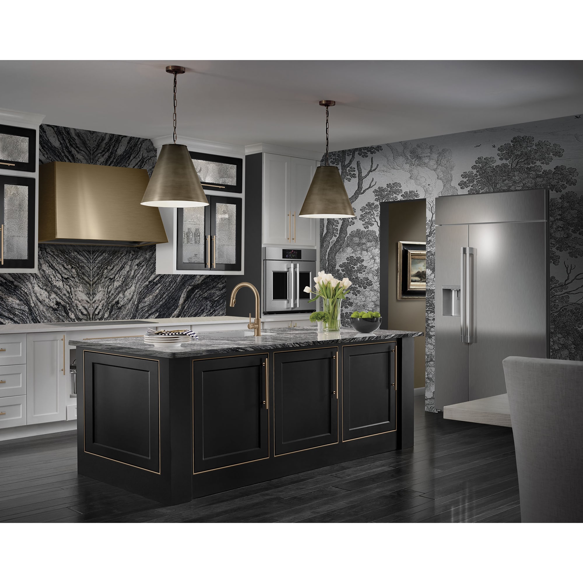 Monogram 48 in. 30.7 cu. ft. Built-In Smart Side by Side Refrigerator with Ice & Water Dispenser - Stainless Steel, , hires