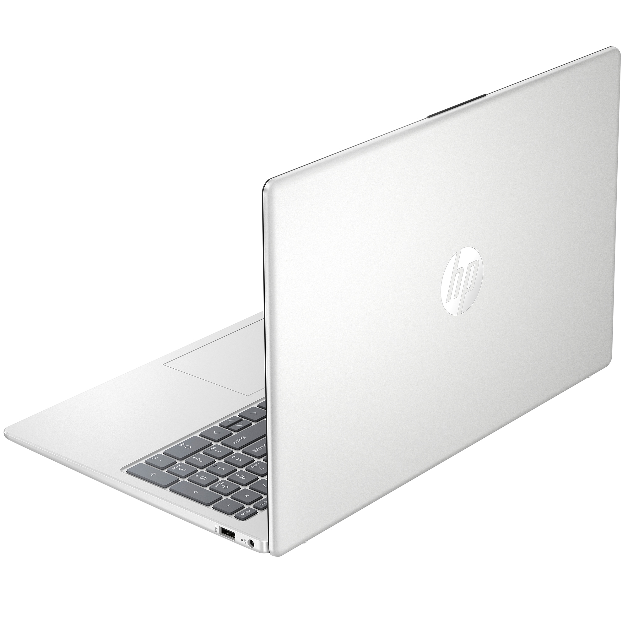 HP 16 in. Touch Screen Notebook with Copilot, Intel Core Ultra 7 255U, 12-Core CPU, Intel GPU, 16 GB RAM, 512 GB SSD, up to 9.75 Hrs. of Battery Life & Windows 11 Home - Natural Silver, , hires