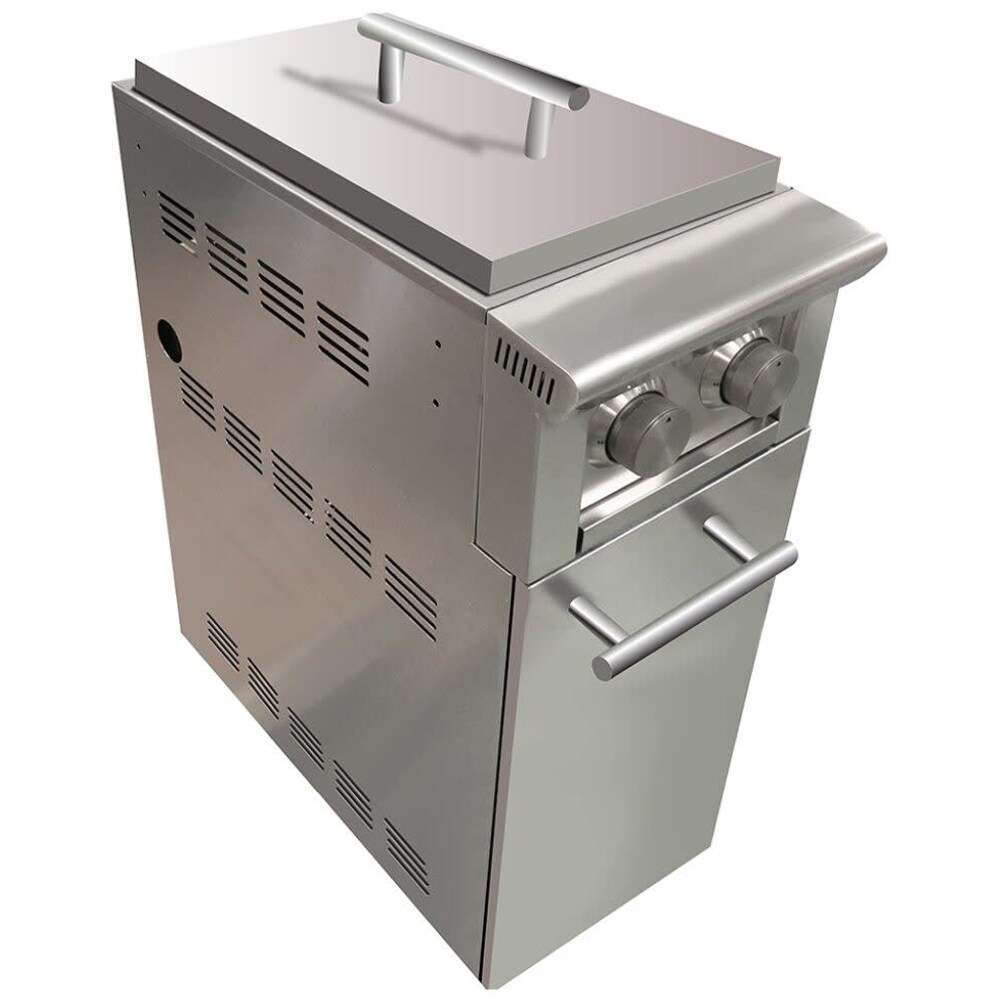Xo XLT Cart with Side Burners - Stainless Steel, , hires