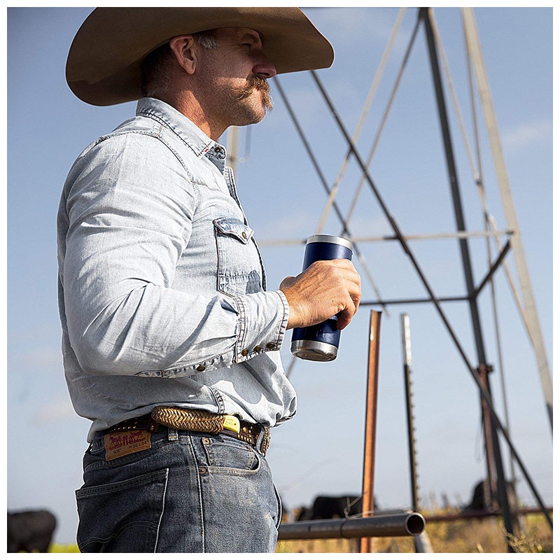 YETI Rambler 18 oz Bottle with Chug Cap - Navy, Yeti-Navy Blue, hires