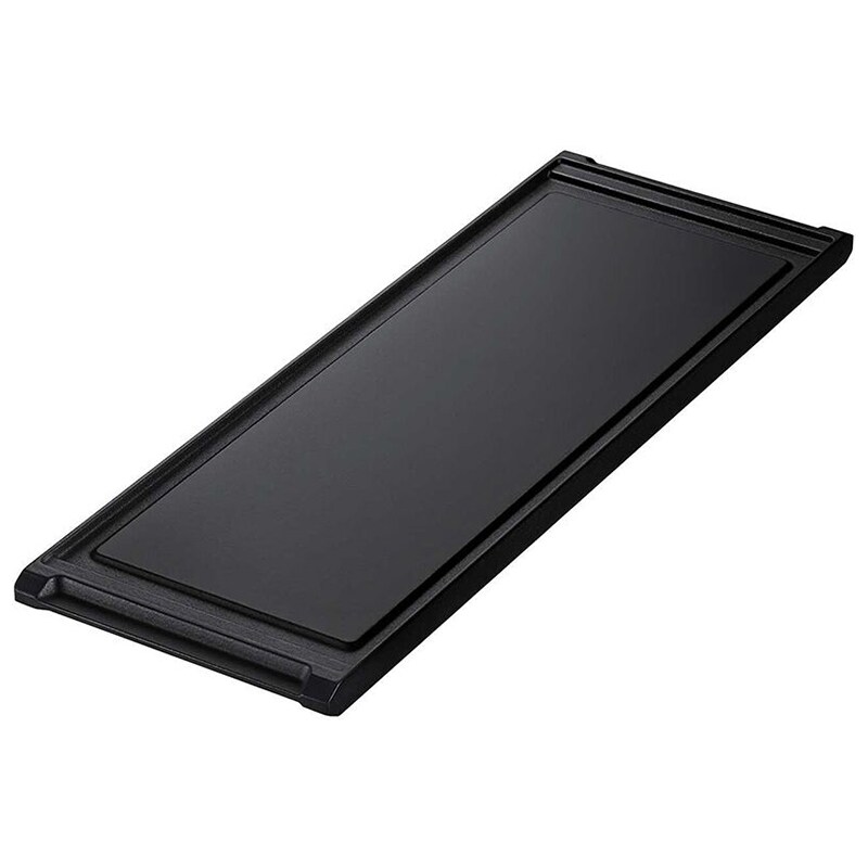 Samsung 30 in. 6 cu. ft. Smart Air Fry True European Convection Double Oven Gas Range with 5 Sealed Burners & Griddle - Black Stainless, Black Stainless, hires