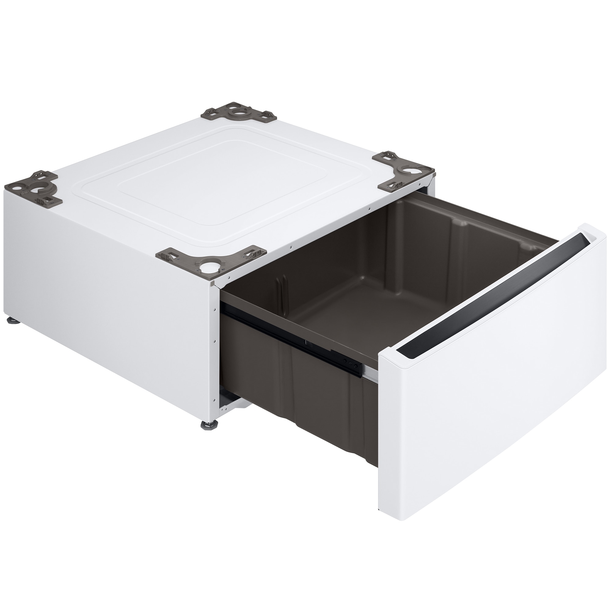 LG 27 in. Pedestal Storage Drawer with Basket - White, , hires