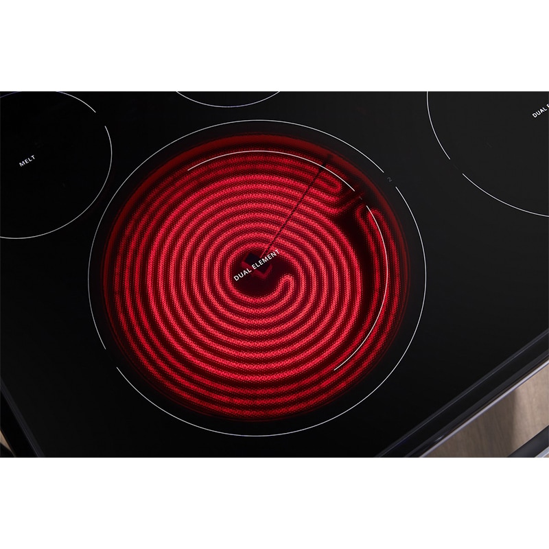 Whirlpool 30 in. 5.3 cu. ft. Air Fry Standard Convection Electric Range with Radiant Burners - Stainless Steel, , hires