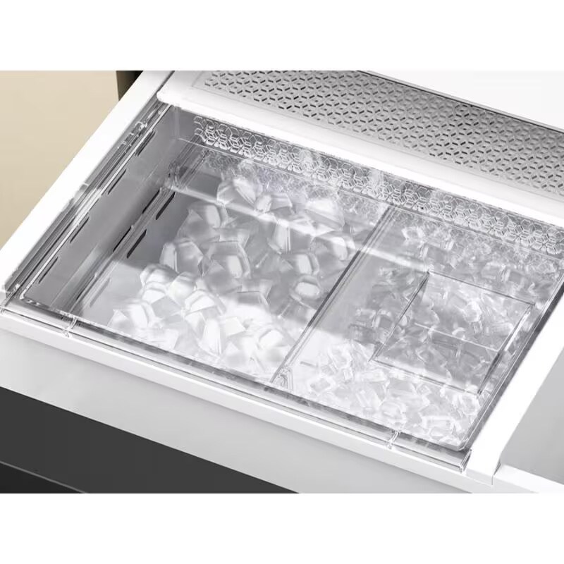 Samsung Bespoke 36 in. 28.6 cu. ft. Smart 4-Door French Door Refrigerator with AI Family Hub+, Beverage Center & Internal Water Autofill Pitcher - White Glass, , hires