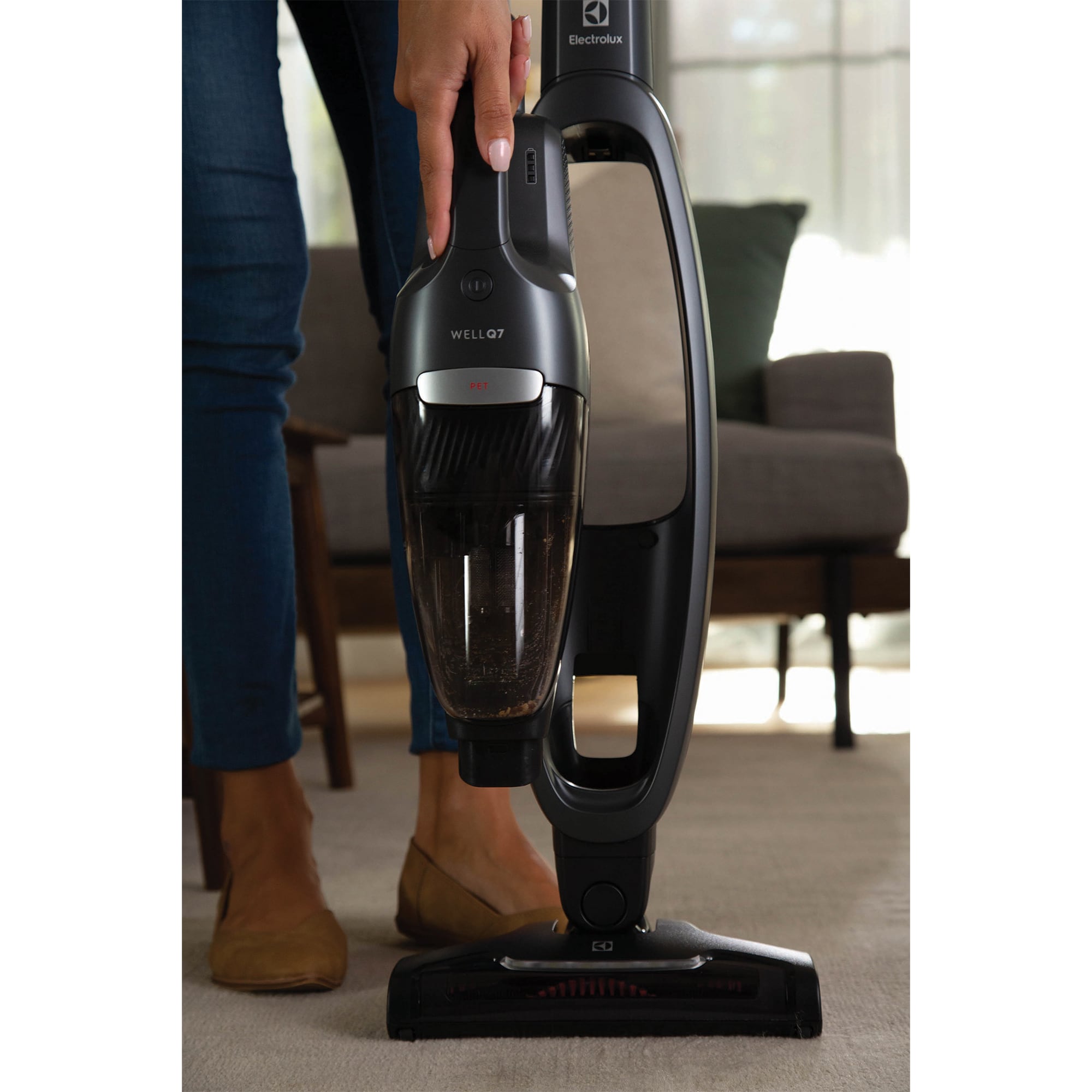 Electrolux WellQ7 Cordless Light-Weight Pet 2-in-1 Handheld/Stick Vacuum with 3 Additional Tools, , hires