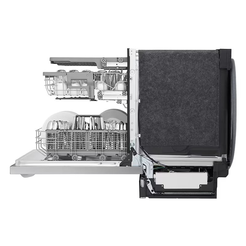 LG 24 in. Top Control Smart Dishwasher with 46 dBa Sound Level & Dynamic Dry - Stainless Steel, Stainless Steel, hires