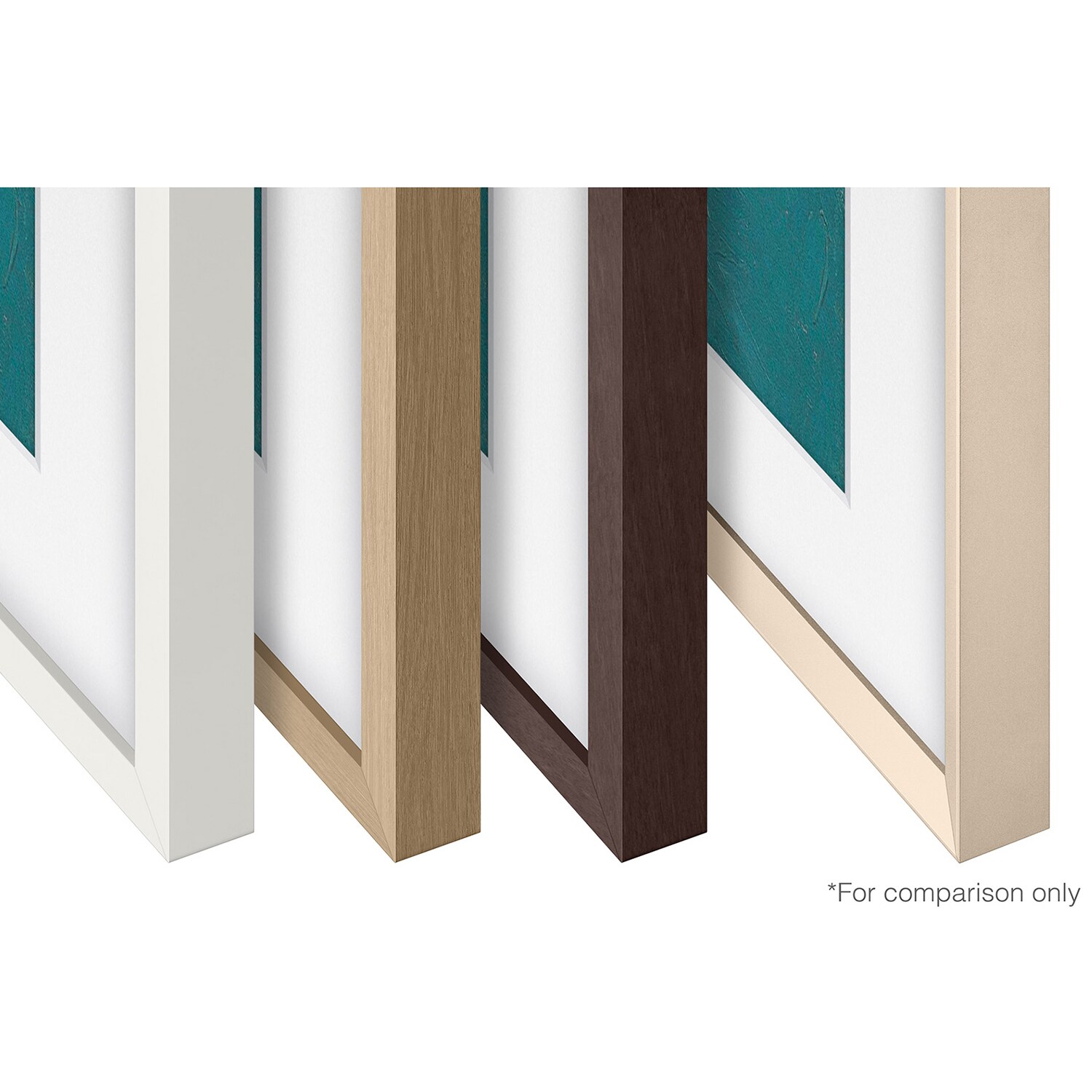 Samsung 32" The Frame Customizable Bezel Compatible with Samsung 2021-2024 The Frame TVs - Brown, , hires