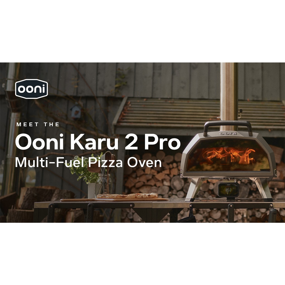 Ooni Karu 2 Pro 16 in. Multi-Fuel Outdoor Pizza Oven - Black, , hires
