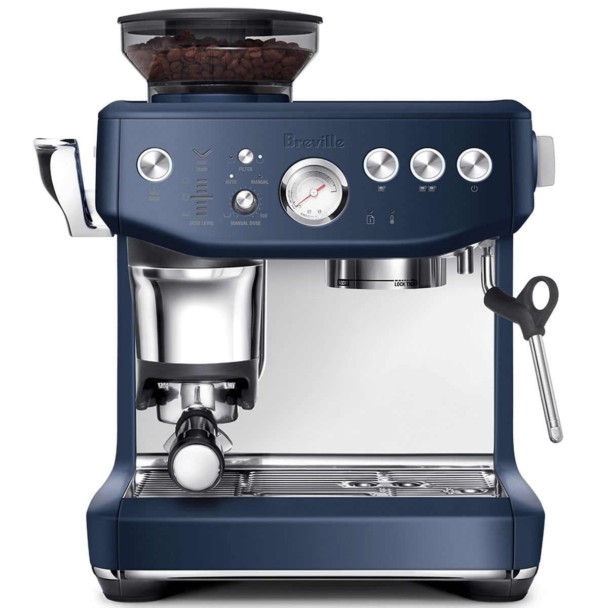 Breville Barista Express Espresso Machine - Damson Blue, , hires