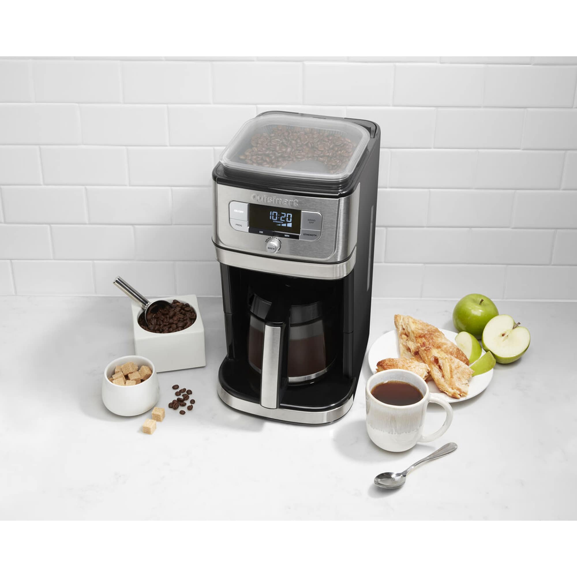 Cuisinart Burr Grind & Brew 12 Cup Coffee Maker - Black Stainless, , hires