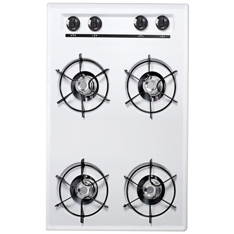 Summit 30 in. 4Burner Natural Gas Cooktop with Gas Spark Ignition