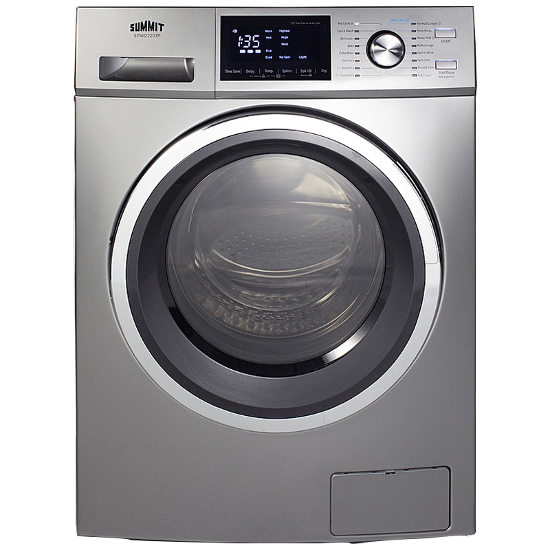 Summit 24 in. 2.7 cu. ft. Electric AllinOne Front Load WasherDryer Combo with 16 Wash